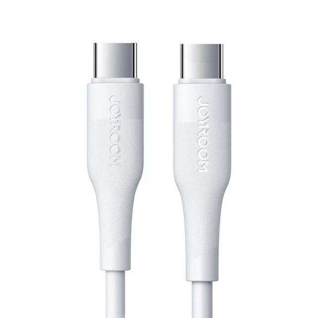 Кабель Joyroom S-1230M3 USB-C to USB-C 1.2m White (6941237131393)