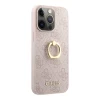 Чохол Guess Ring Stand для iPhone 13 Pro Pink (GUHCP13L4GMRPI)
