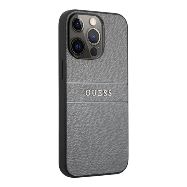 Чехол Guess Saffiano для iPhone 13 Pro Max Grey (GUHCP13XPSASBGR)