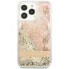 Чохол Guess Paisley Liquid Glitter для iPhone 13 Pro Gold (GUHCP13LLFLSD)