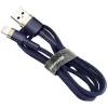 Кабель Baseus Cafule USB-A to Lightning 1m Navy Blue/Gold (6953156290754)