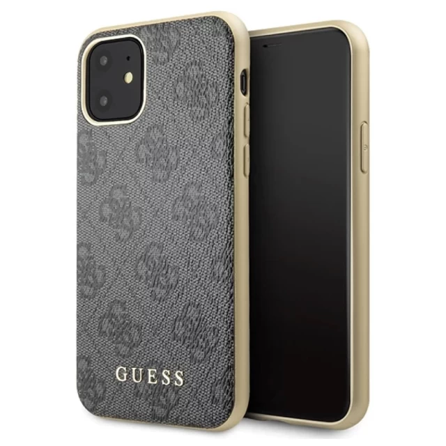 Чехол Guess 4G Collection для iPhone 11 Grey (GUHCN61G4GG)