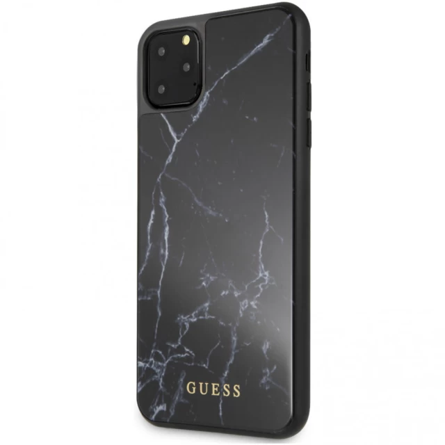 Чехол Guess Marble для iPhone 11 Pro Max Black (GUHCN65HYMABK)