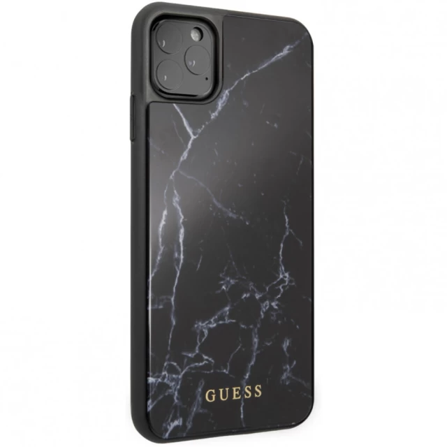 Чехол Guess Marble для iPhone 11 Pro Max Black (GUHCN65HYMABK)