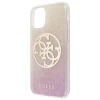 Чехол Guess Glitter Gradient Circle Logo для iPhone 11 Pro Max Gold Pink (GUHCN65PCUGLPGG)