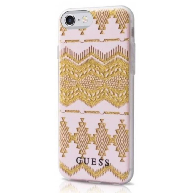 Чохол Guess Aztec Tribal 3D для iPhone SE 2020 | 8 | 7 Pink (GUHCP7TGPI)