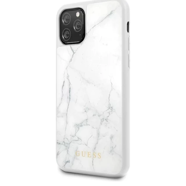 Чохол Guess Marble для iPhone 11 Pro White (GUHCN58HYMAWH)