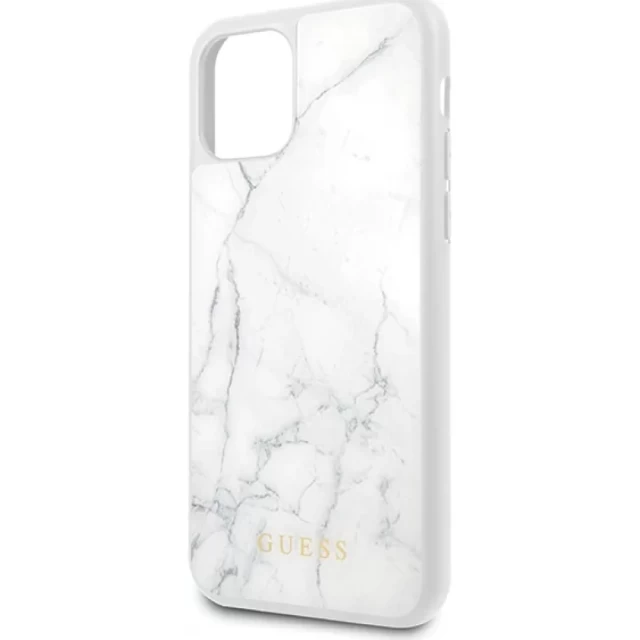 Чехол Guess Marble для iPhone 11 Pro White (GUHCN58HYMAWH)