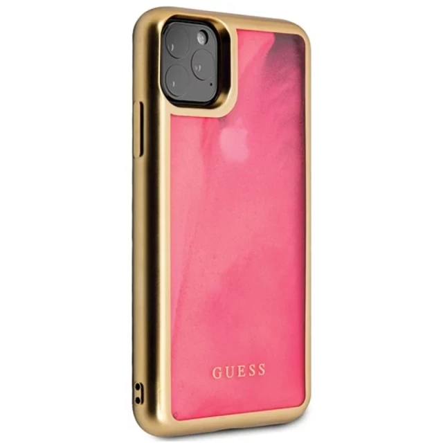 Чехол Guess Dark Sand Matte для iPhone 11 Pro Max Pink (GUHCN65GLTRPI)