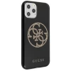 Чехол Guess Glitter Circle Logo для iPhone 11 Pro Max Black (GUHCN65TPUBKGLG)