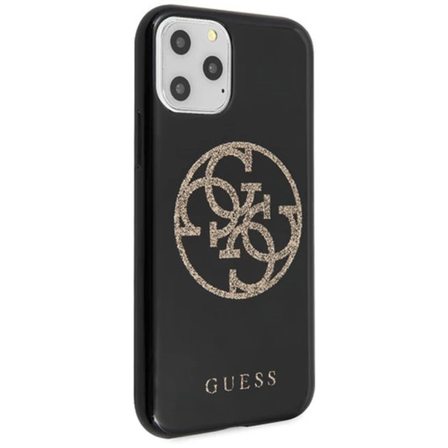 Чохол Guess Circle Logo для iPhone 11 Pro Black (GUHCN58TPUBKGLG)