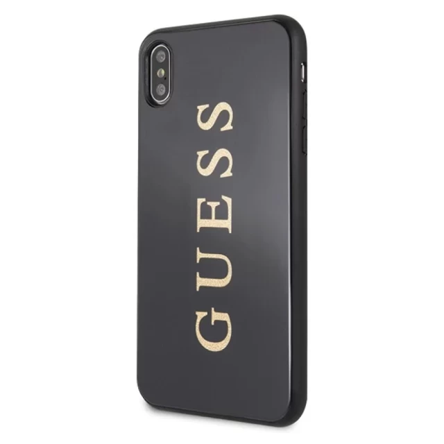 Чохол Guess Classic Double Layer Glitter для iPhone XS Max Black (GUHCI65TGGGBK)