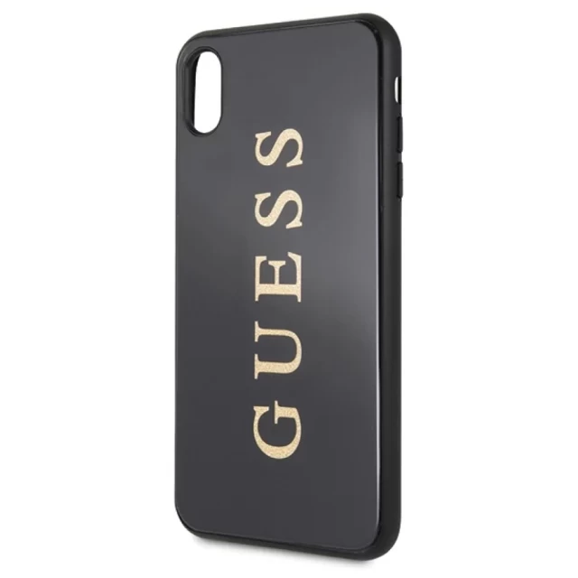 Чехол Guess Classic Double Layer Glitter для iPhone XS Max Black (GUHCI65TGGGBK)