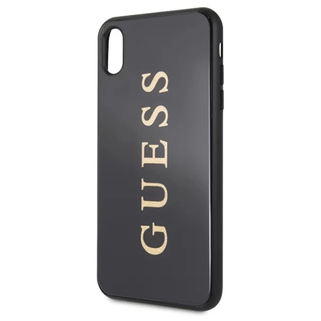 Чохол Guess Classic Double Layer Glitter для iPhone XS Max Black (GUHCI65TGGGBK)