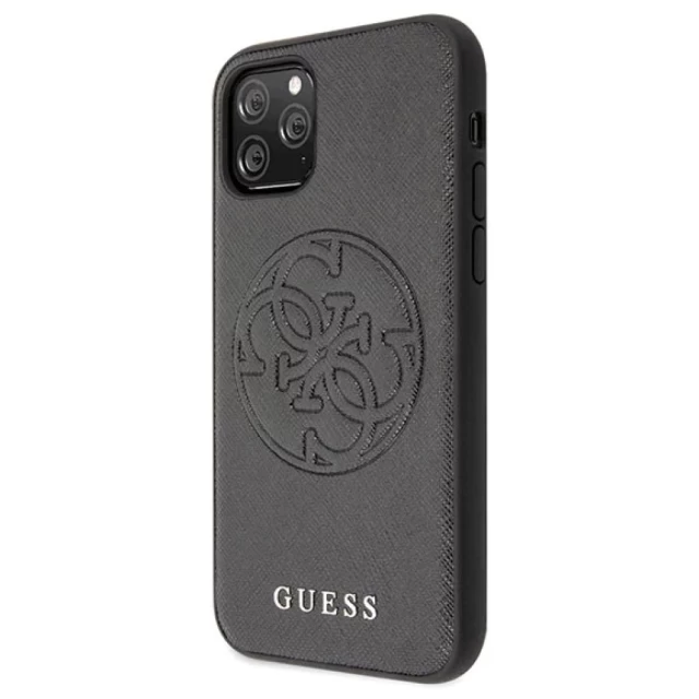 Чехол Guess Silicone Microfiber для iPhone 11 Pro Max Green (GUHCN65RSSASBK)
