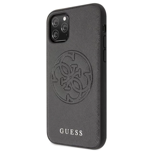 Чохол Guess Silicone Microfiber для iPhone 11 Pro Max Green (GUHCN65RSSASBK)