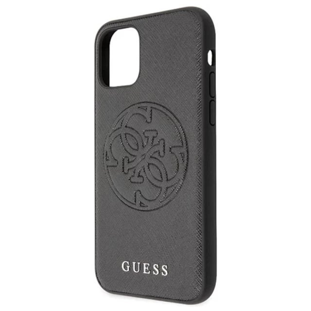 Чехол Guess Silicone Microfiber для iPhone 11 Pro Max Green (GUHCN65RSSASBK)
