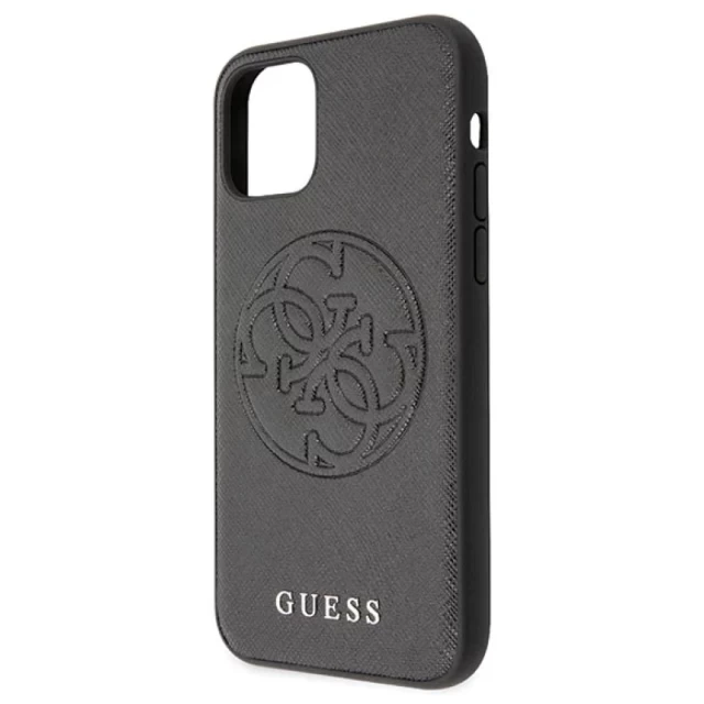 Чохол Guess Silicone Microfiber для iPhone 11 Pro Max Green (GUHCN65RSSASBK)