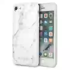 Чохол Guess Marble для iPhone SE 2022| 2020 | 8 | 7 White (GUHCI8PCUMAWH)