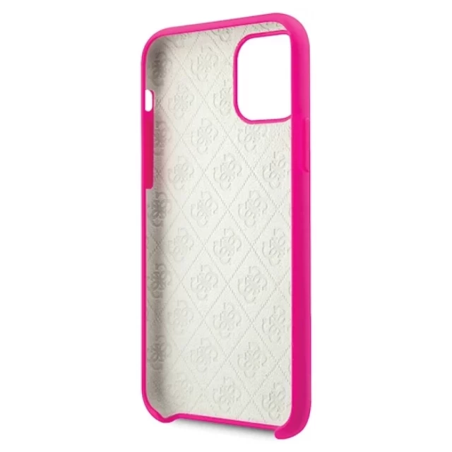 Чохол Guess Silicone для iPhone 11 Pro Fuchsia (GUHCN58LS4GFU)