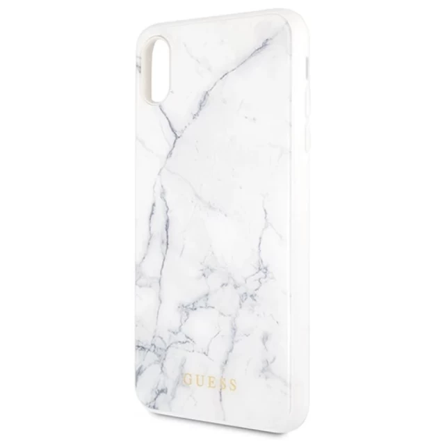 Чохол Guess Marble для iPhone XS Max White (GUHCI65HYMAWH)