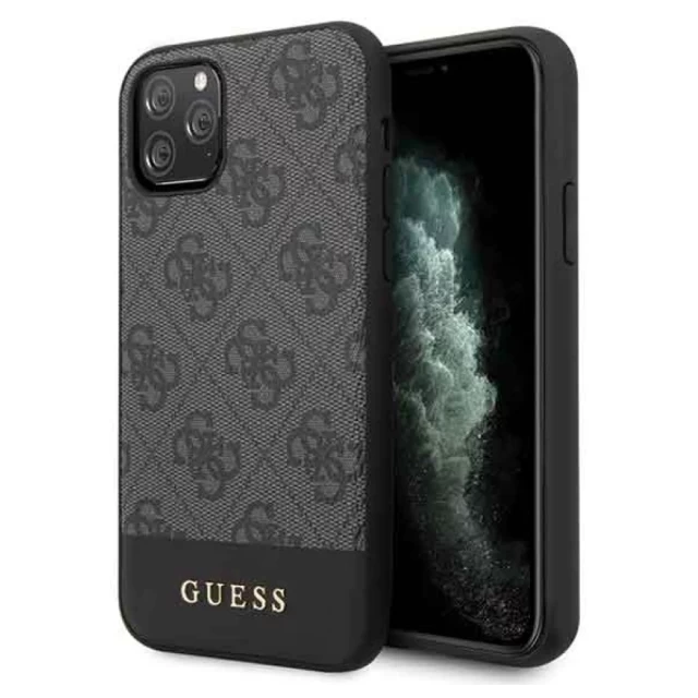 Чехол Guess Stripe Collection для iPhone 11 Pro Grey (GUHCN58G4GLGR)