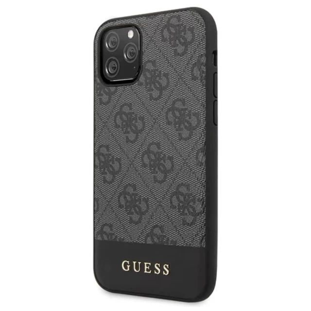 Чехол Guess Stripe Collection для iPhone 11 Pro Max Grey (GUHCN65G4GLGR)