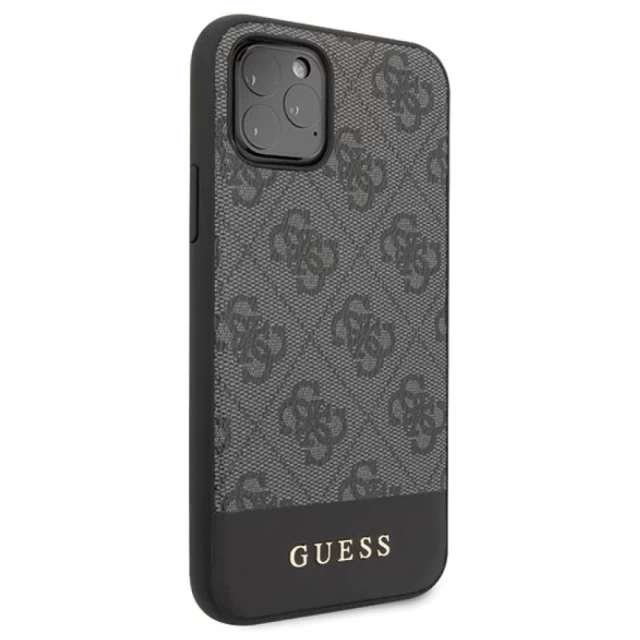 Чехол Guess Stripe Collection для iPhone 11 Pro Max Grey (GUHCN65G4GLGR)