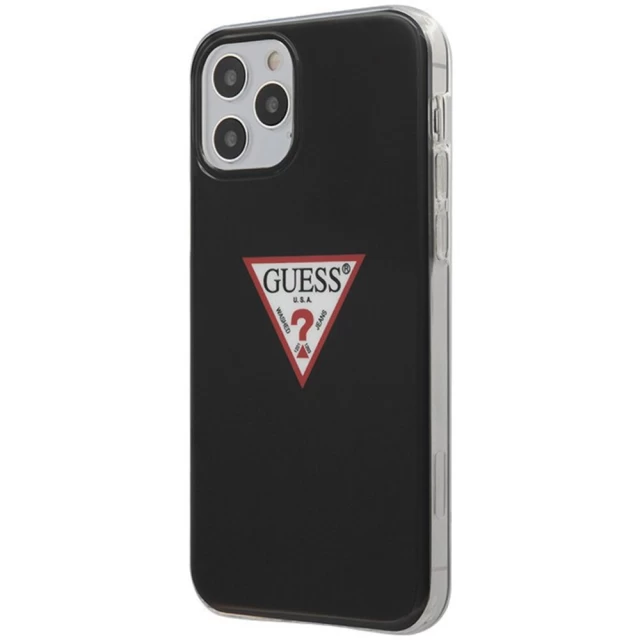 Чехол Guess Triangle Collection для iPhone 12 Pro Max Black (GUHCP12LPCUCTLBK)