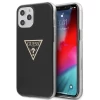 Чохол Guess Metallic Collection для iPhone 12 Pro Max Black (GUHCP12LPCUMPTBK)