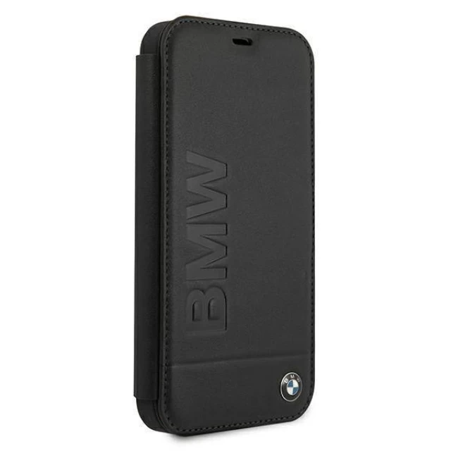 Чехол BMW для iPhone 12 Pro Max Signature Black (BMFLBKP12LSLLBK)