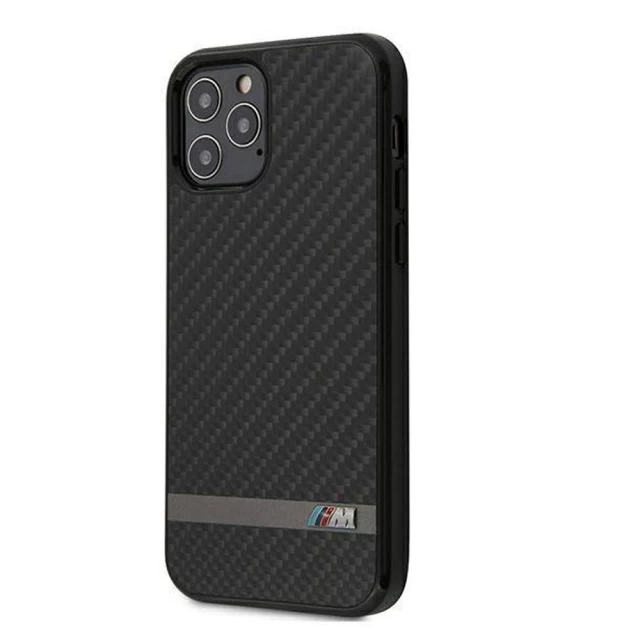 Чохол BMW для iPhone 12 | 12 Pro M Collection Carbon Black (BMHCP12MASCFBK)