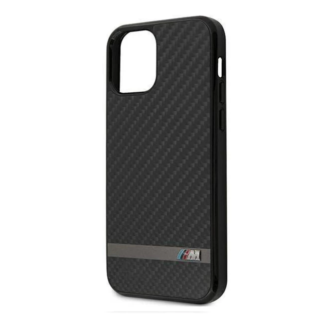 Чохол BMW для iPhone 12 | 12 Pro M Collection Carbon Black (BMHCP12MASCFBK)