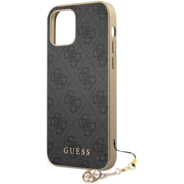 Чехол Guess Charms Collection для iPhone 12 mini Grey (GUHCP12SGF4GGR)