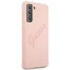 Чехол Guess Script Vintage для Samsung Galaxy S21 G991 Pink (GUHCS21SLSVSPI)