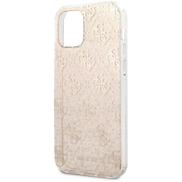 Чехол Guess Glitter для iPhone 12 | 12 Pro Gold (GUHCP12MPCU4GLGO)