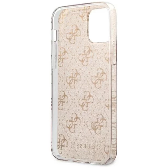 Чехол Guess Glitter для iPhone 12 | 12 Pro Gold (GUHCP12MPCU4GLGO)