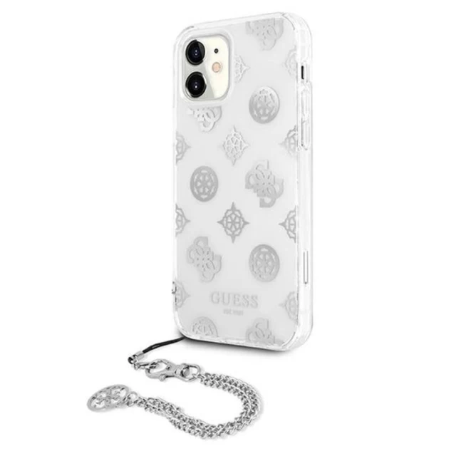 Чохол Guess Peony Chain Collection для iPhone 11 Silver (GUHCN61KSPESI)