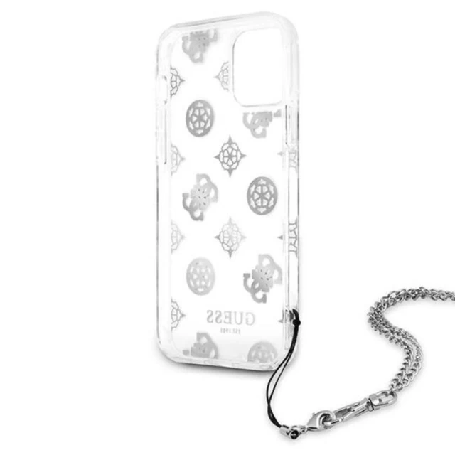 Чохол Guess Peony Chain Collection для iPhone 11 Silver (GUHCN61KSPESI)