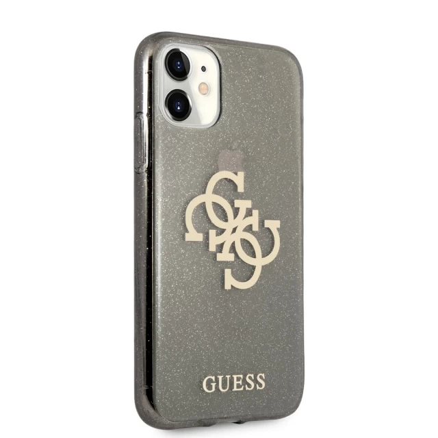 Чохол Guess Glitter Big Logo для iPhone 11 Black (GUHCN61PCUGL4GBK)