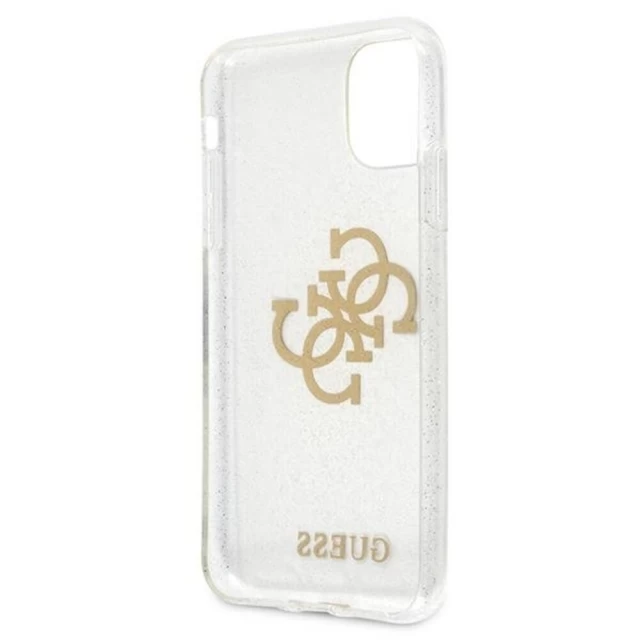 Чехол Guess Glitter Big Logo для iPhone 11 Clear (GUHCN61PCUGL4GTR)