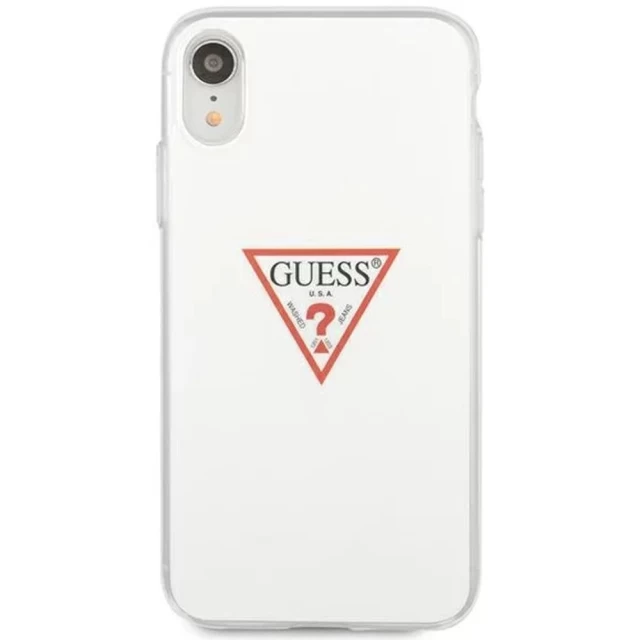 Чехол Guess Triangle Collection для iPhone XR White (GUHCI61PCUCTLWH)