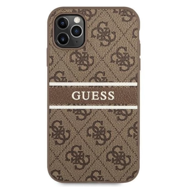 Чехол Guess Stripe Collection для iPhone 11 Pro Brown (GUHCN584GDBR)