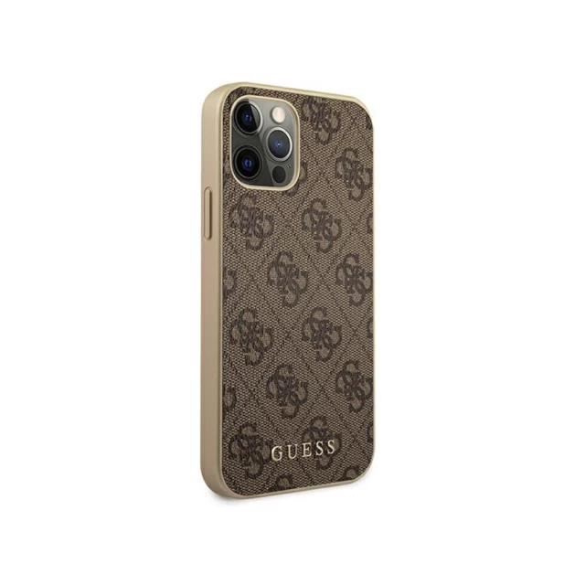 Чохол Guess 4G Collection для iPhone 12 Pro Max Brown (GUHCP12LG4GB)