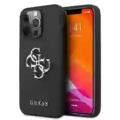 Чохол Guess Saffiano Metal Logo для iPhone 13 Pro Max Black (GUHCP13XSA4GSBK)