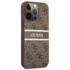 Чехол Guess Stripe Collection для iPhone 13 Pro Brown (GUHCP13L4GDBR)