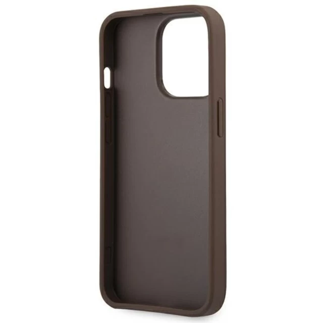 Чохол Guess Stripe Collection для iPhone 13 Pro Brown (GUHCP13L4GDBR)