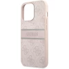 Чохол Guess Stripe Collection для iPhone 13 Pro Pink (GUHCP13L4GDPI)