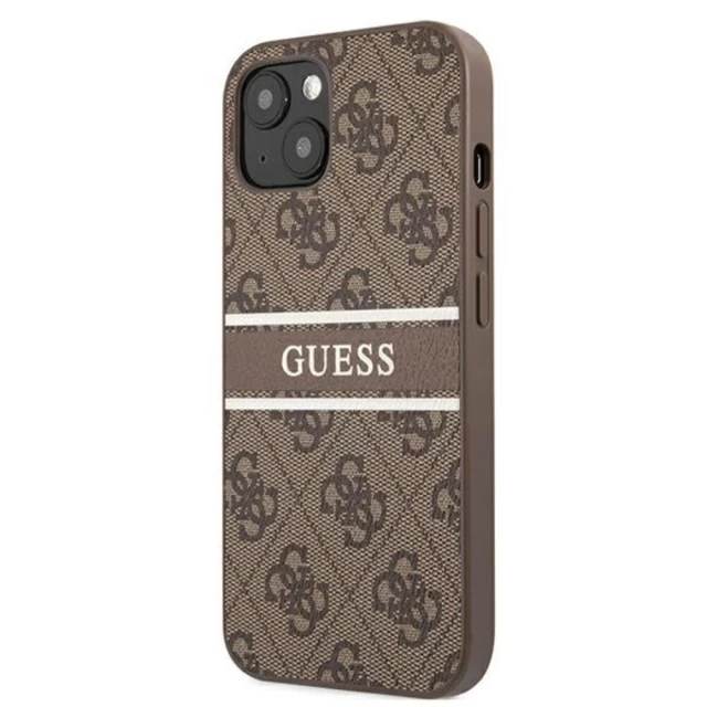 Чохол Guess Stripe Collection для iPhone 13 Brown (GUHCP13M4GDBR)