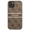 Чехол Guess Stripe Collection для iPhone 13 Brown (GUHCP13M4GDBR)